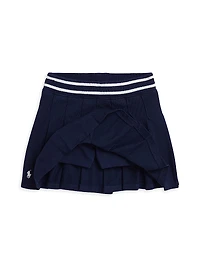 Little Girl's Jersey Pleated Skirt