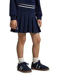 Little Girl's Jersey Pleated Skirt