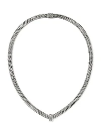 Icon Sterling Silver & 0.21 TCW Diamond Chain Necklace
