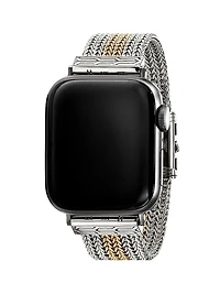 Icon Sterling Silver & 14K Yellow Gold Smartwatch Bracelet/0.71"