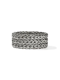 Icon Sterling Silver Chain Ring