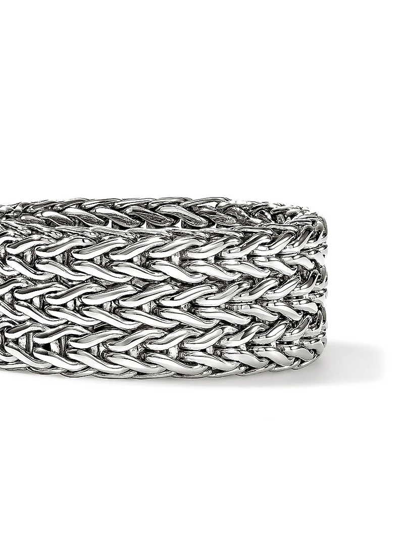 Icon Sterling Silver Chain Ring