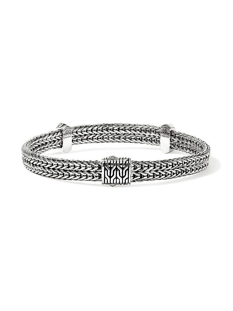 Icon Sterling Silver & 0.33 TCW Diamond Chain Bracelet