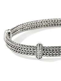 Icon Sterling Silver & 0.33 TCW Diamond Chain Bracelet