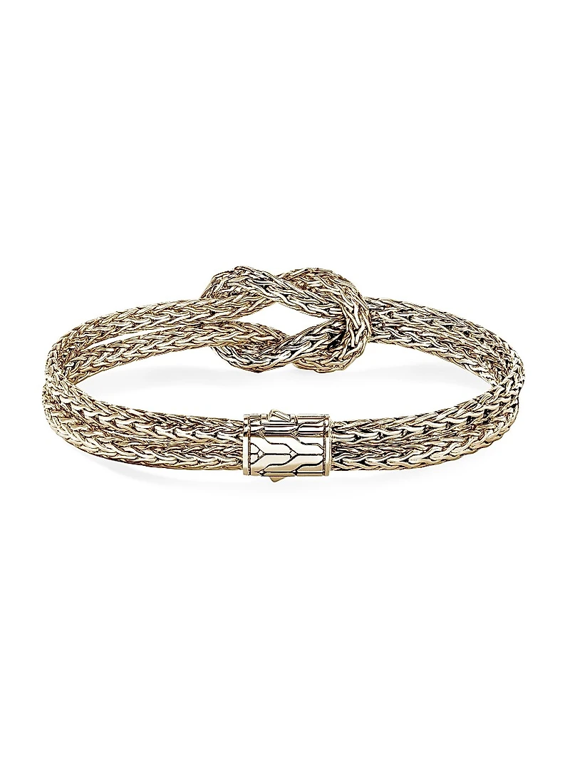 Love Knot 14K Yellow Gold Bracelet
