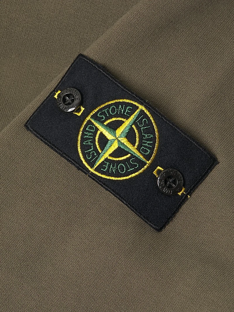 Logo Patch Cotton Hoodie