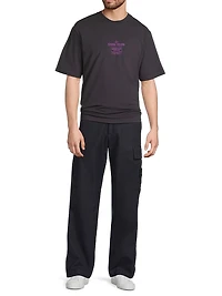 Stretch-Cotton Cargo Trousers