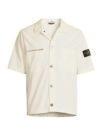 Stretch-Cotton Pocket Shirt