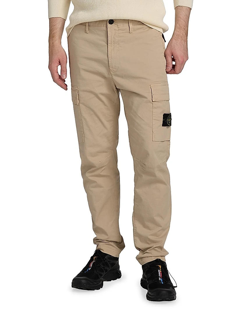 Stretch-Cotton Pants