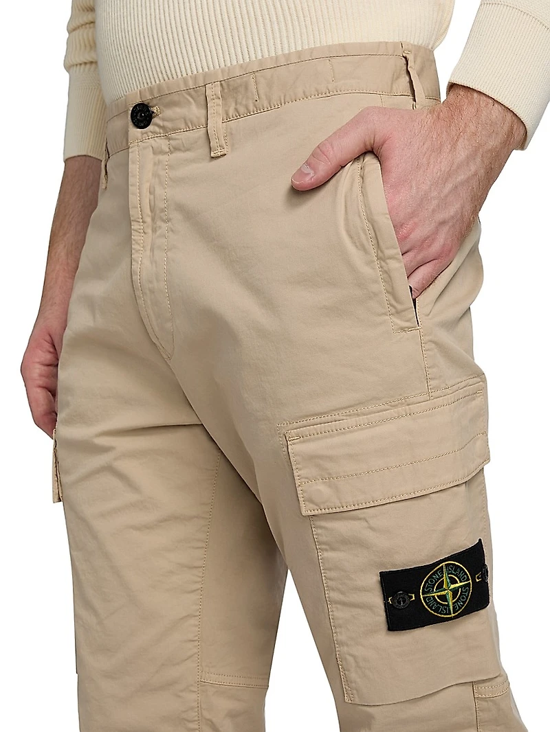 Stretch-Cotton Pants