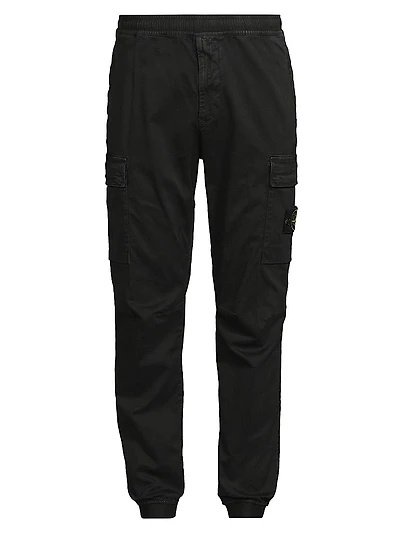 Cotton Cargo Jogger Pants