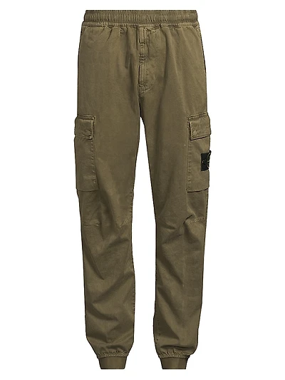 Cotton Cargo Jogger Pants