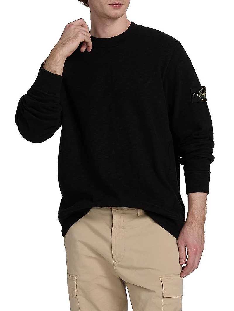 Cotton Crewneck Sweatshirt