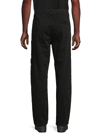 Stretch-Cotton Cargo Pants