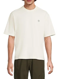 Logo Cotton Crewneck T-Shirt