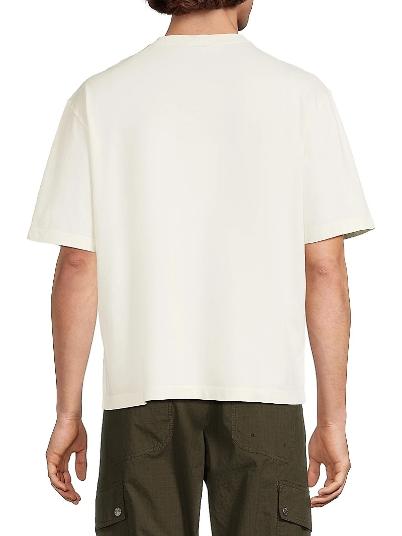 Logo Cotton Crewneck T-Shirt