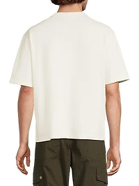 Logo Cotton Crewneck T-Shirt