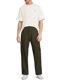 Logo Cotton Crewneck T-Shirt