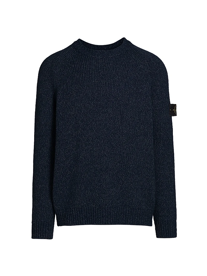 Wool-Nylon Crewneck Sweater