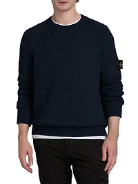 Wool-Nylon Crewneck Sweater