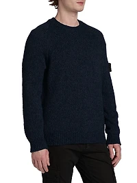 Wool-Nylon Crewneck Sweater