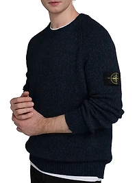 Wool-Nylon Crewneck Sweater