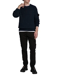 Wool-Nylon Crewneck Sweater