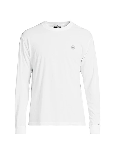 Long-Sleeve Cotton T-Shirt