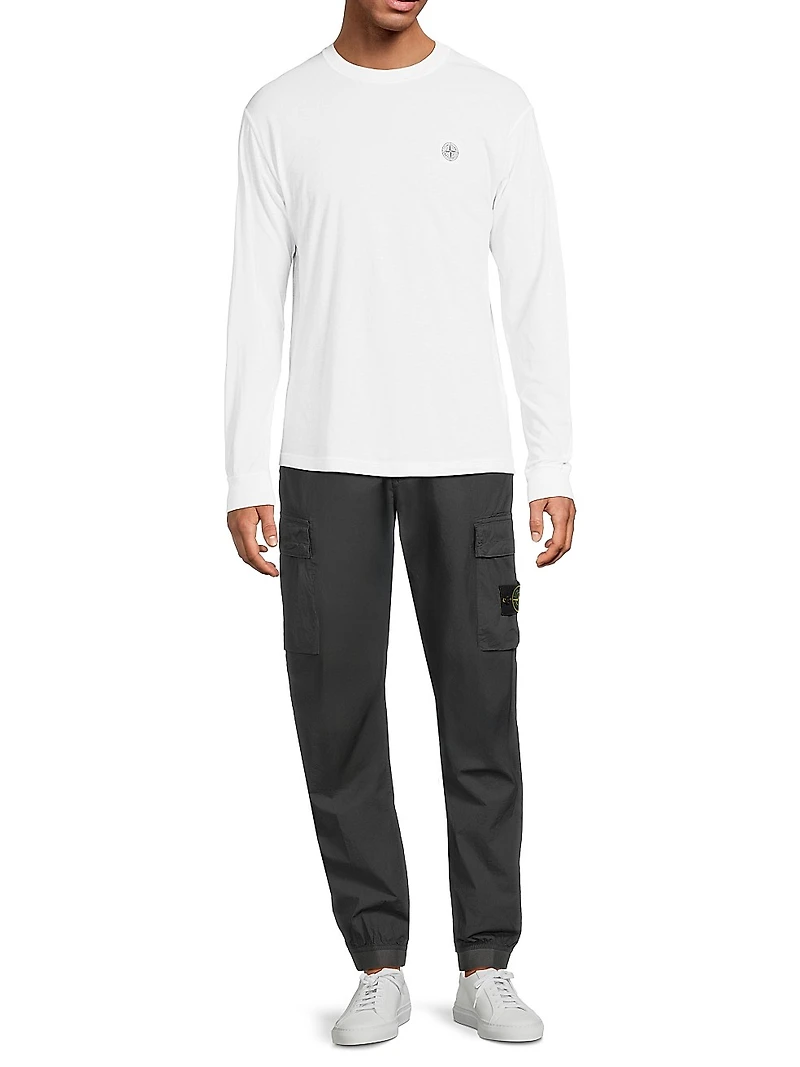 Long-Sleeve Cotton T-Shirt