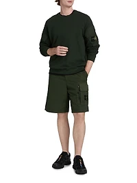 Pocket Cotton Crewneck Sweatshirt