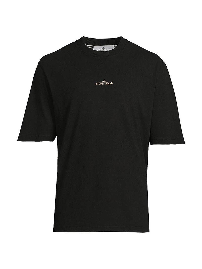 Logo Cotton Jersey Crewneck T-Shirt