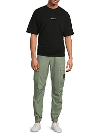 Logo Cotton Jersey Crewneck T-Shirt