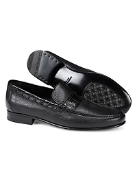 Deer and Crocodile Leather Moccasins