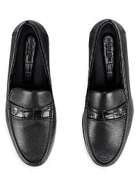 Deer and Crocodile Leather Moccasins