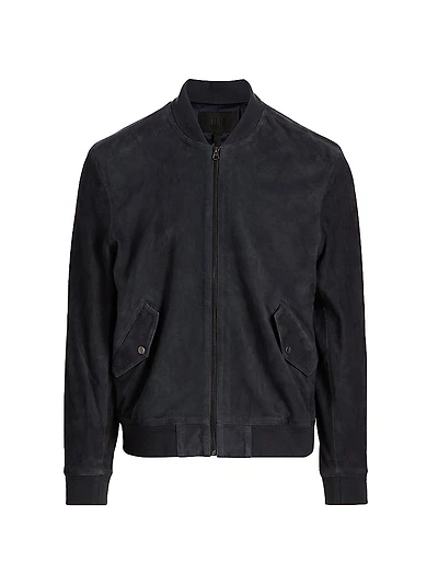 Chen Suede Bomber Jacket