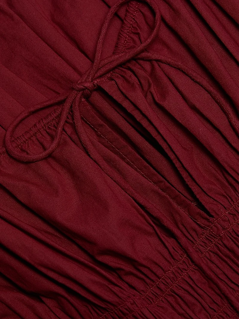 Quintessa Cotton Midi-Dress