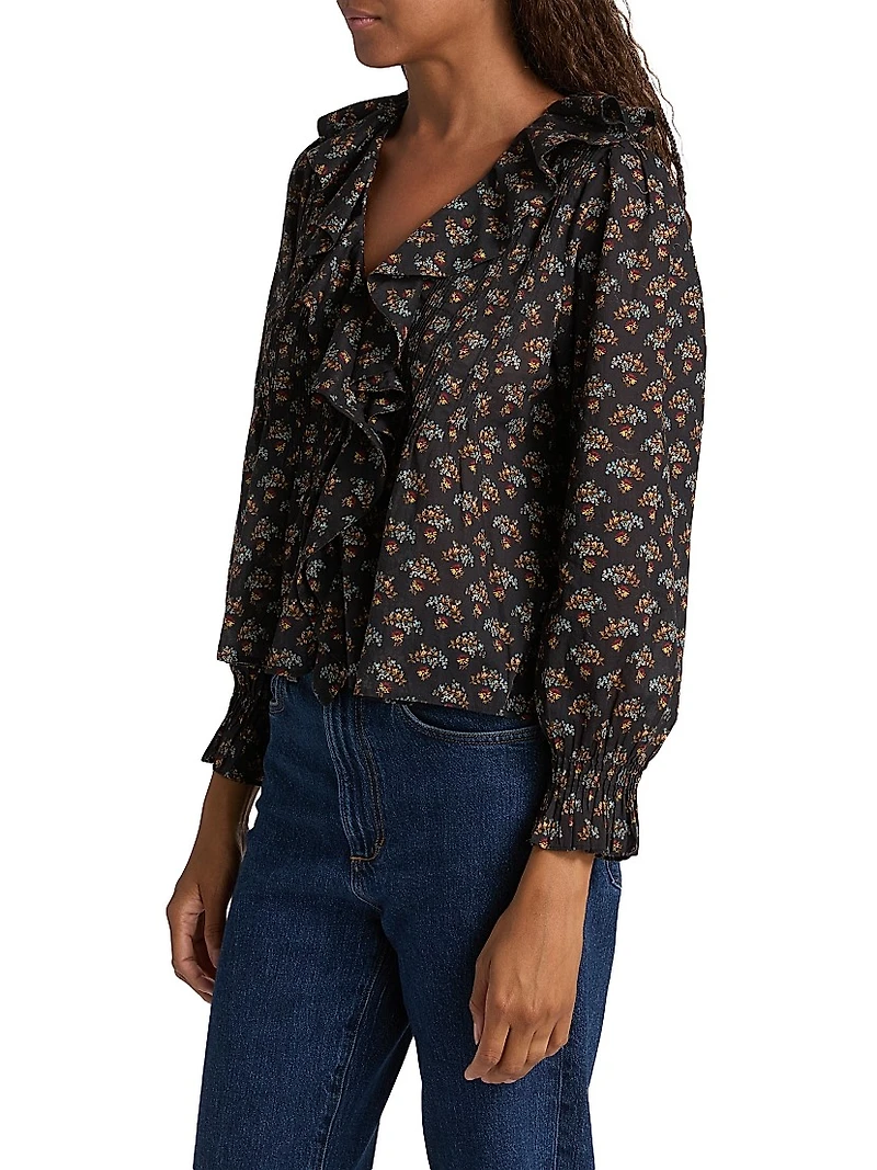 Hardy Floral Cotton Top