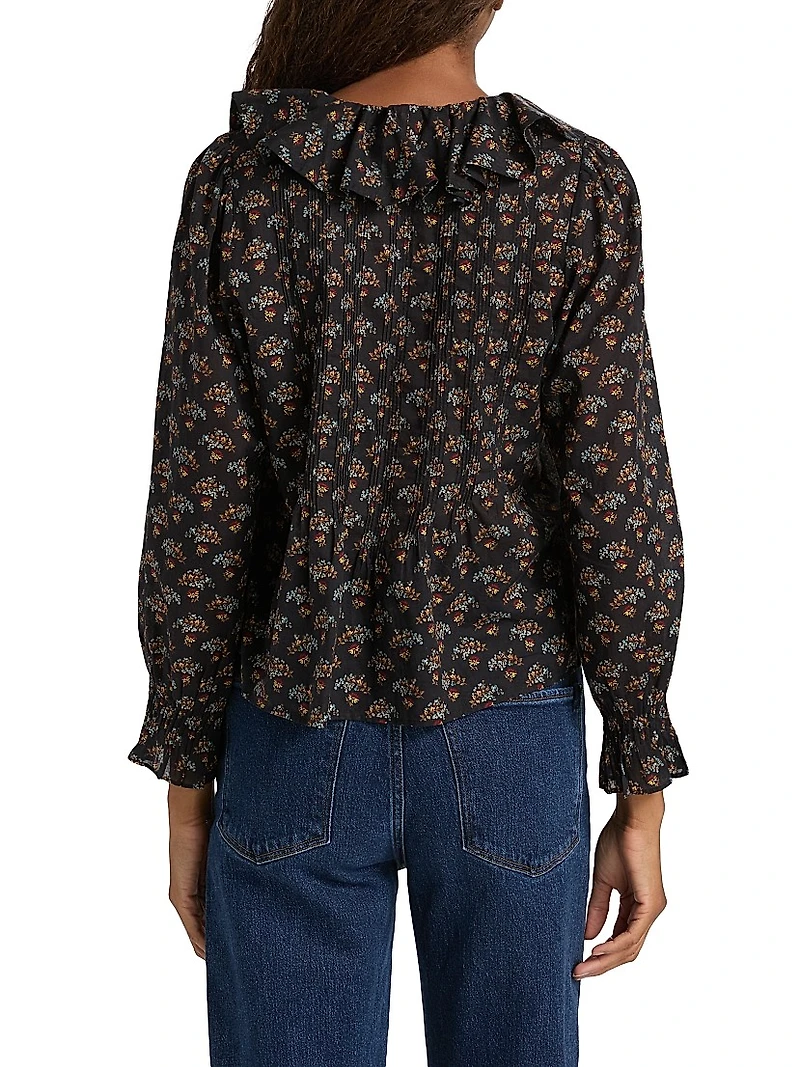 Hardy Floral Cotton Top