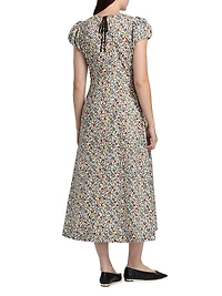 Rhodia Floral Cotton Midi-Dress