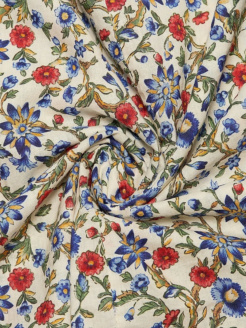 Rhodia Floral Cotton Midi-Dress