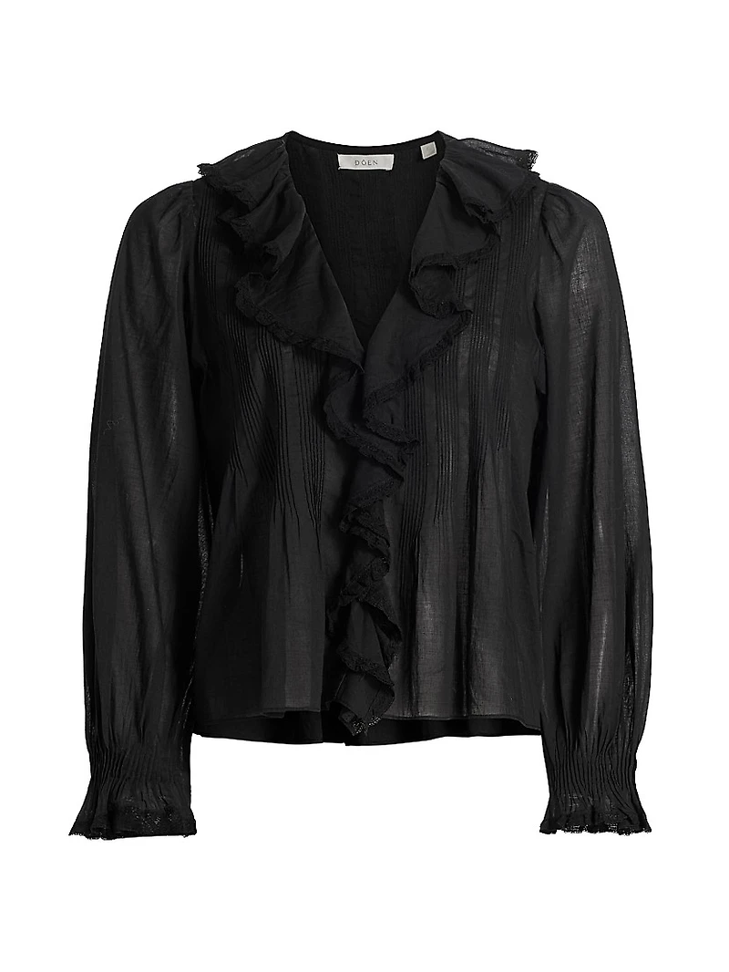 Hardy Ruffled Cotton Top