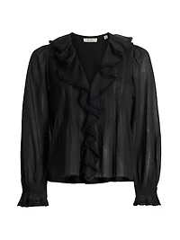 Hardy Ruffled Cotton Top