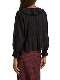 Hardy Ruffled Cotton Top