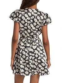Dianne Floral V-Neck Minidress