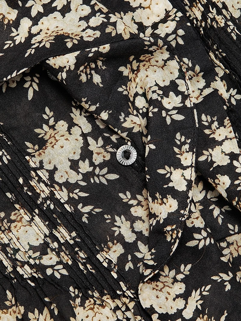 Henri Floral Ruffle Top