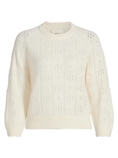 Emiliana Pointelle Knit Sweater