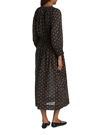 Delfina Floral Midi-Dress