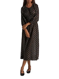 Delfina Floral Midi-Dress