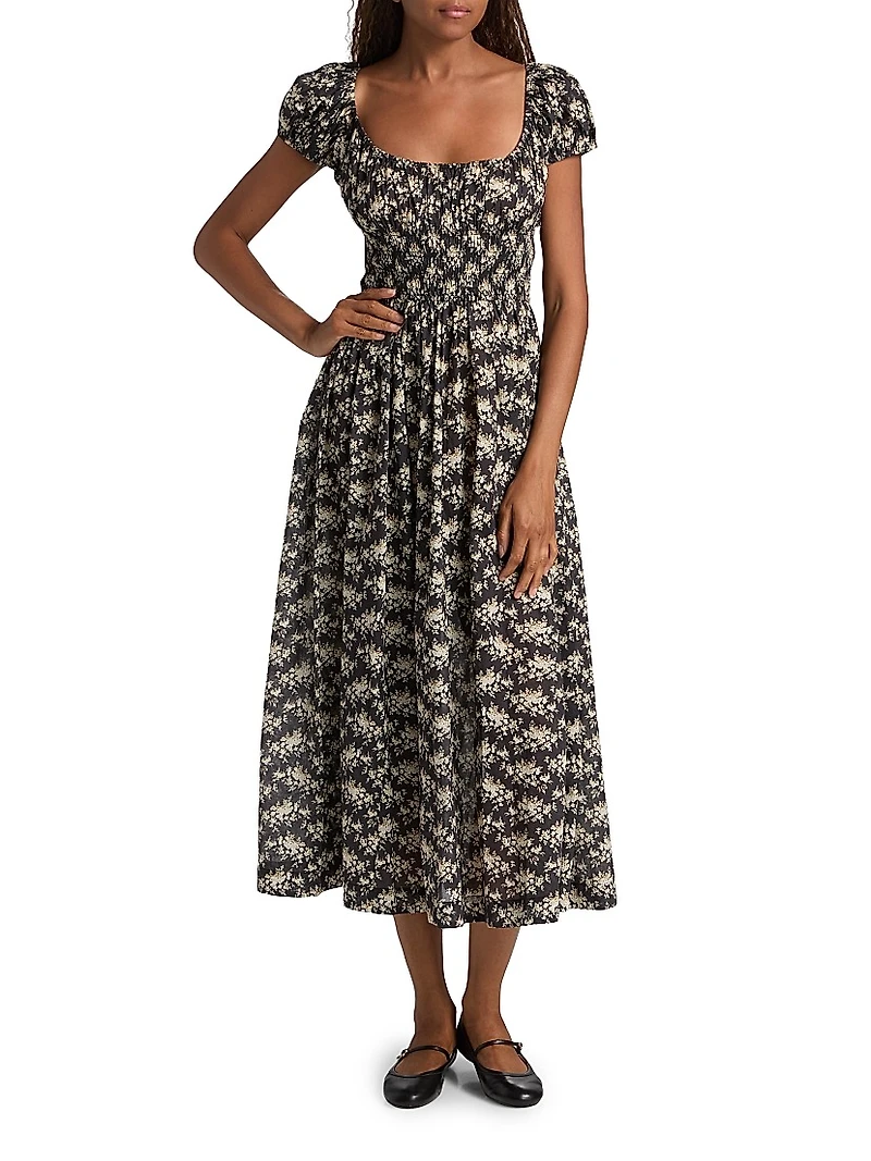 Quinley Floral Midi-Dress
