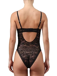 Graphic Lace Wireless Bodysuit